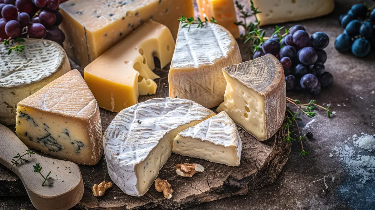 Assorted Aged Cheese Options for Wedding Catering