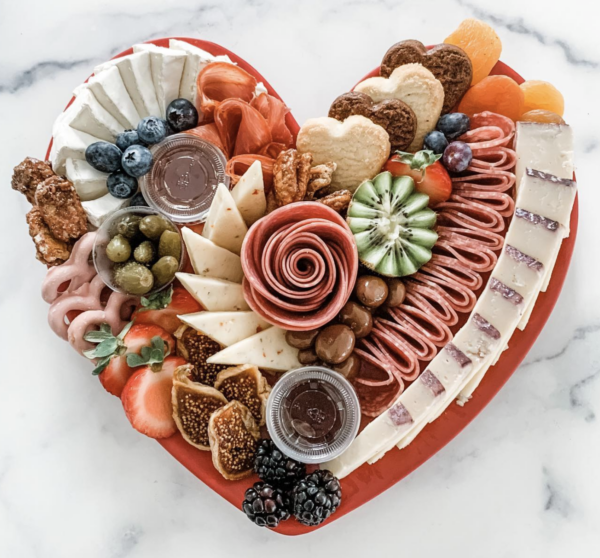 Heart Shaped Valentine's Board